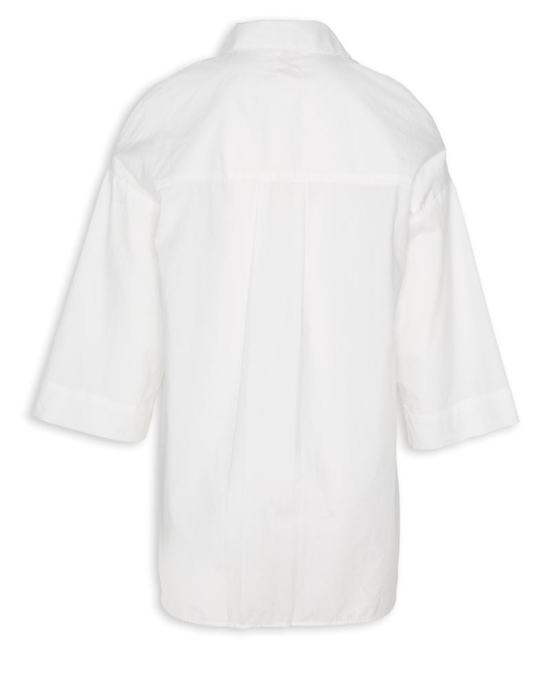 Marie Color Shirt - White