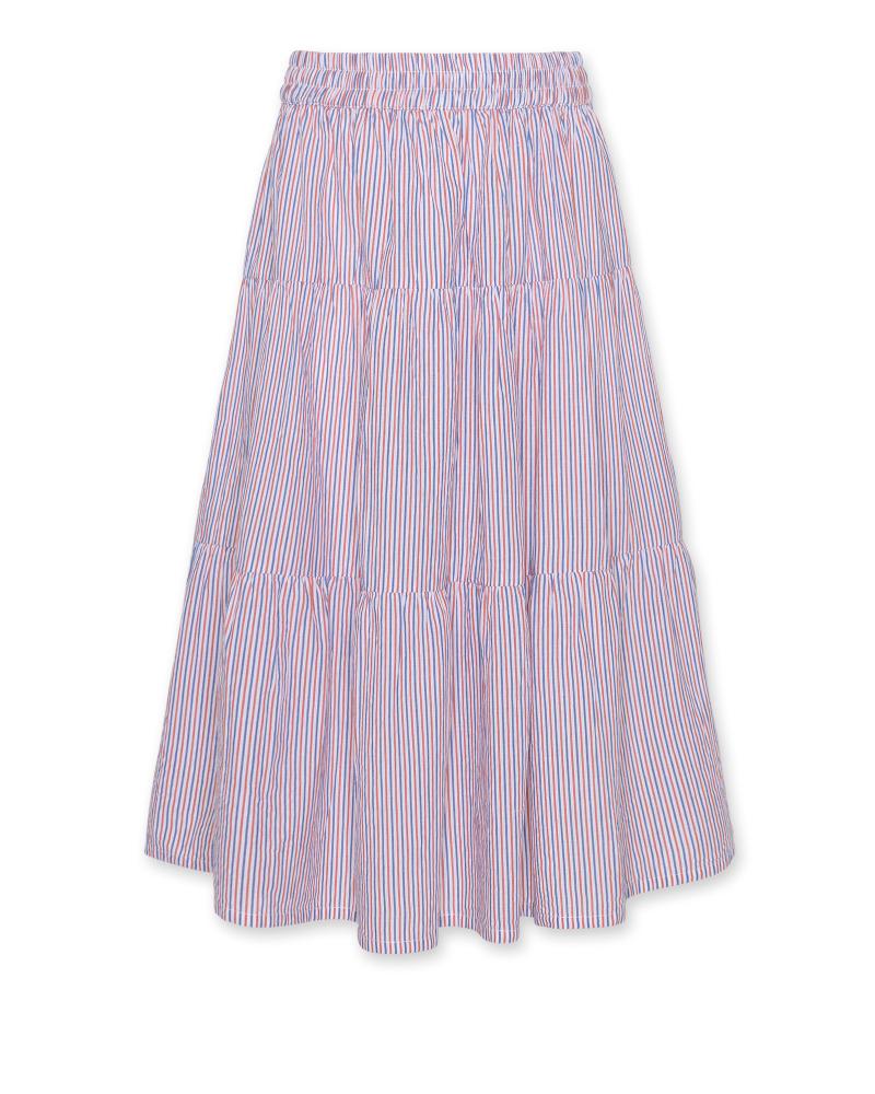 Nikki Multicolor Skirt - Red