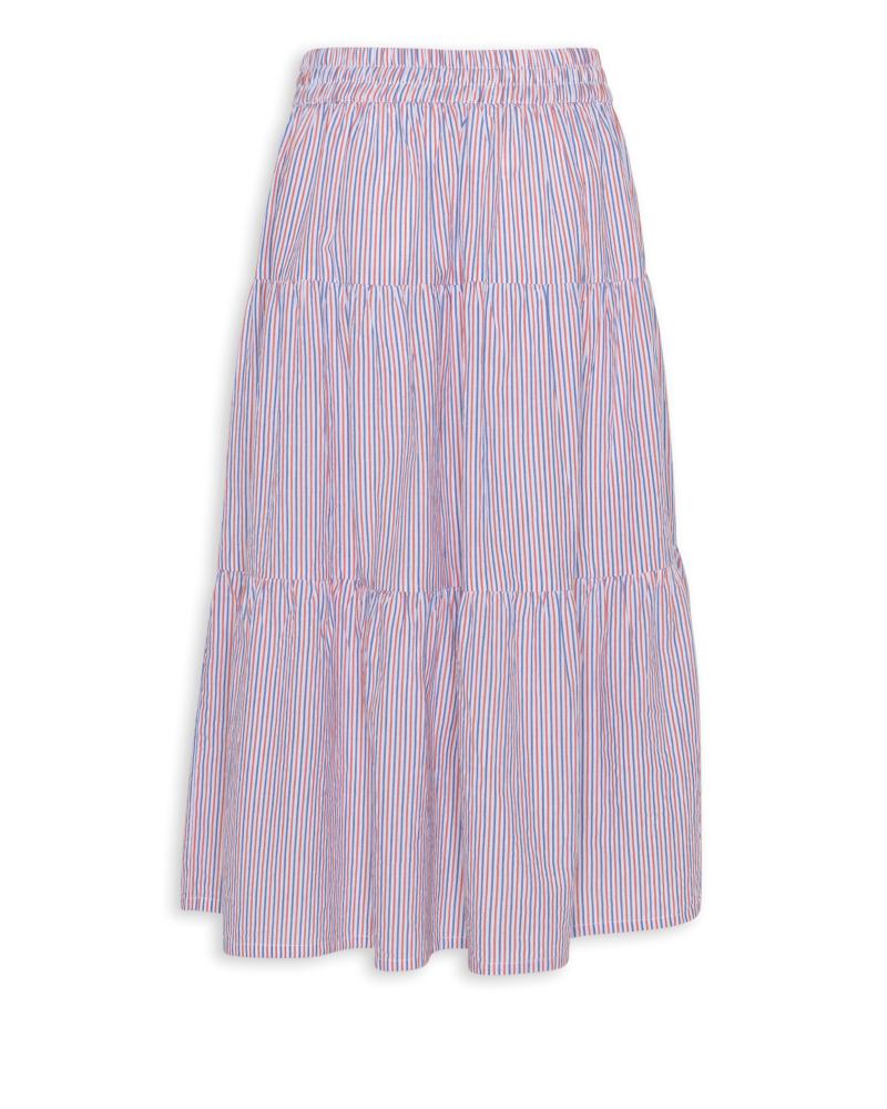 Nikki Multicolor Skirt - Red