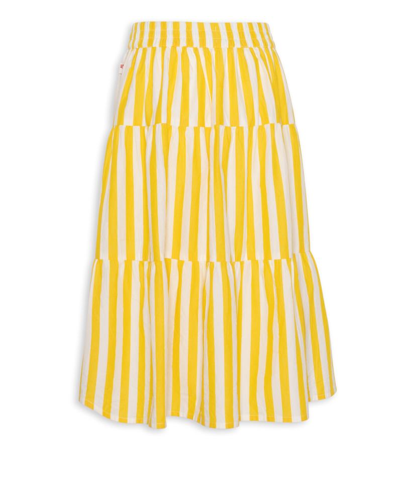 Nikki Stripe Skirt - Yellow