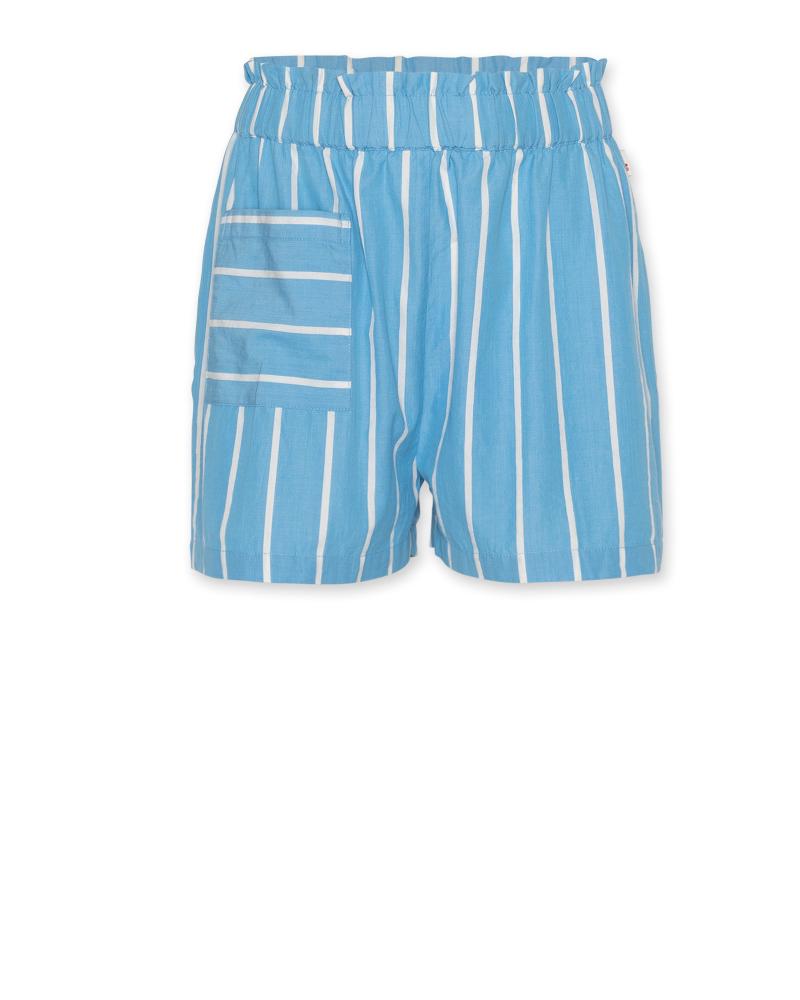 Lou Blue Stripe Shorts - Blue