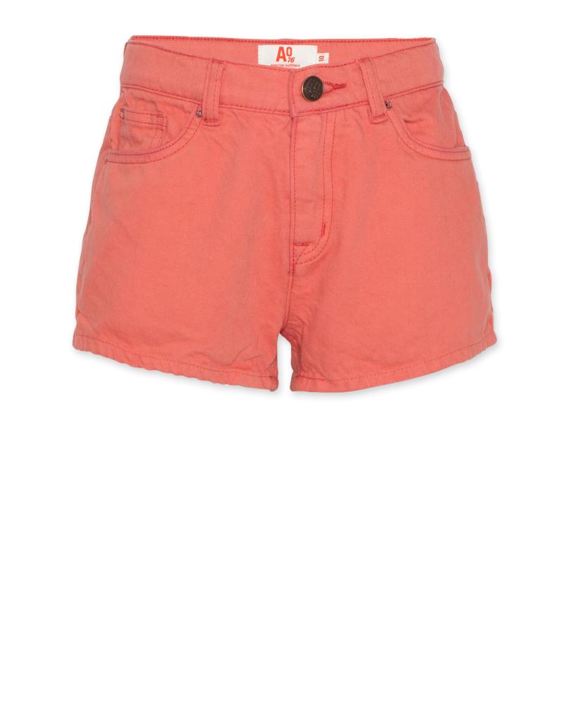 Kelly Color Shorts - Washed Red