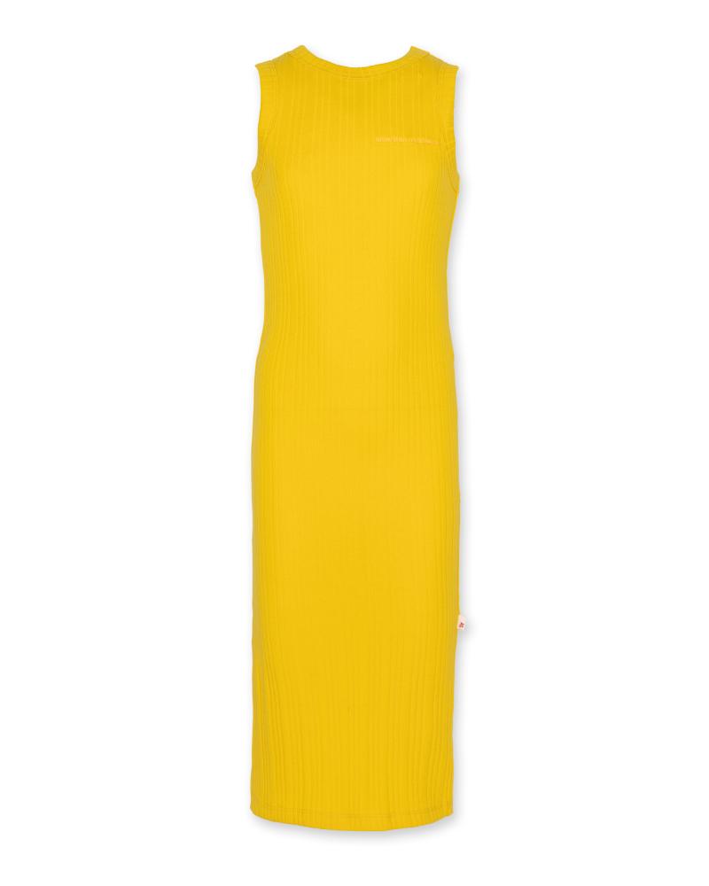 Jolene Top T-Shirt Dress      - Yellow