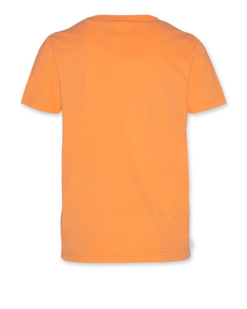 Mat Basic T-Shirt Joke - Sun Orange