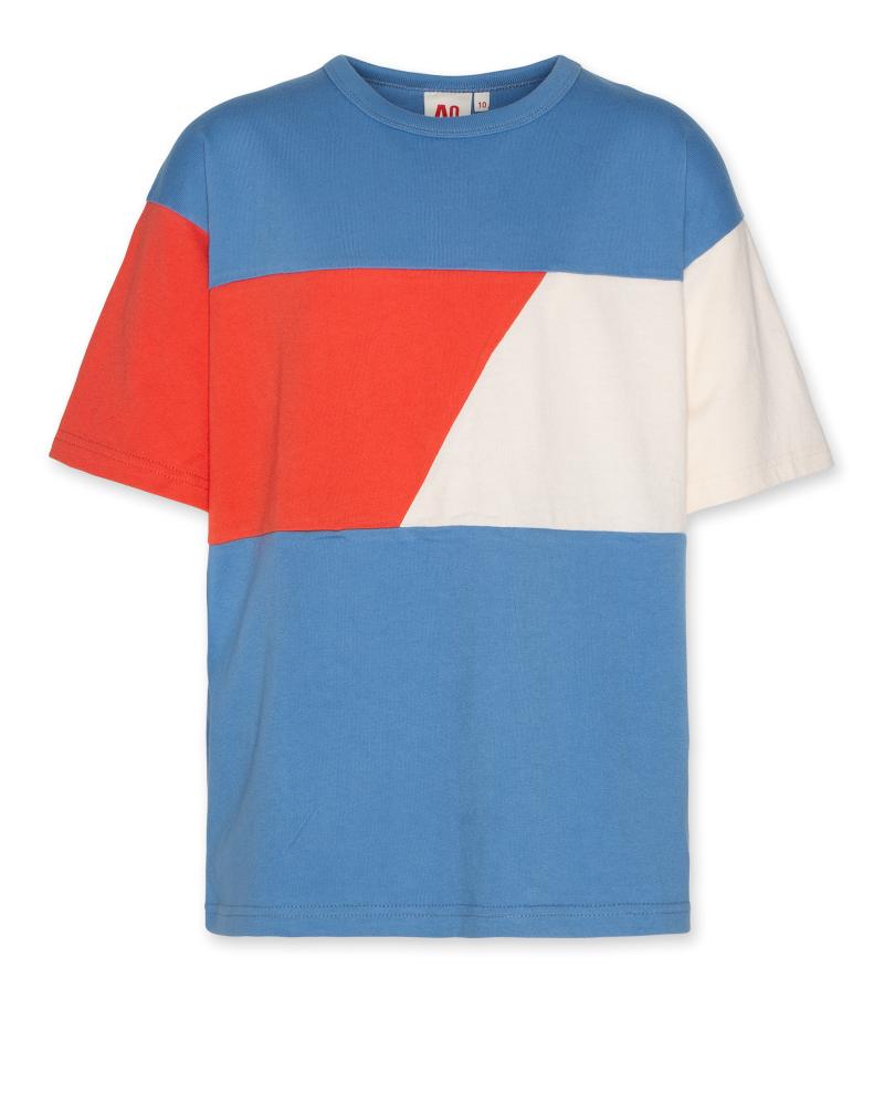 Jake Oversized T-Shirt Patch - Washed Blue