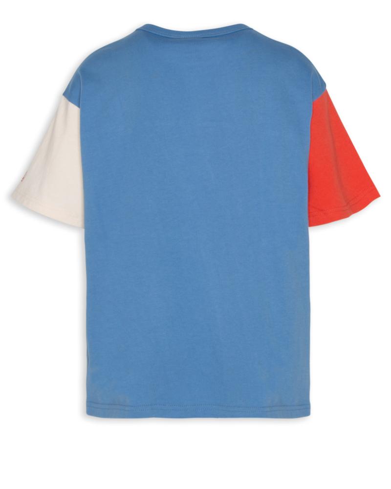 Jake Oversized T-Shirt Patch - Washed Blue