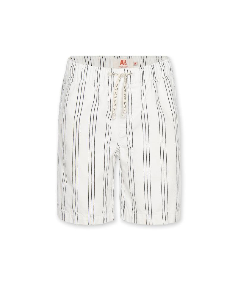 Louis Striped Shorts - Ivory