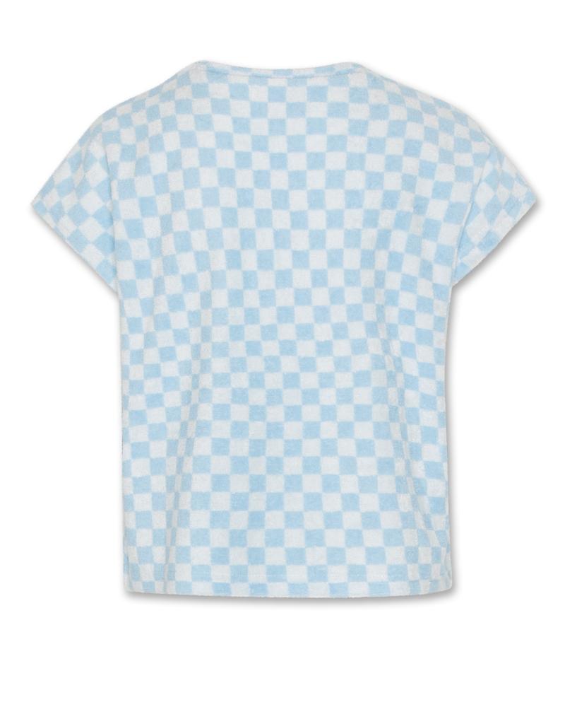 Bo Check T-Shirt - Light Blue