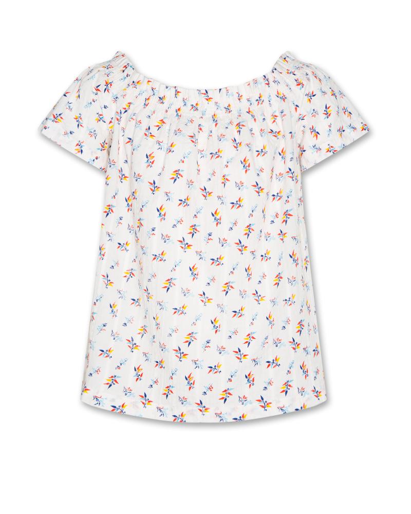 Indi Printed Shirt - Offwhite