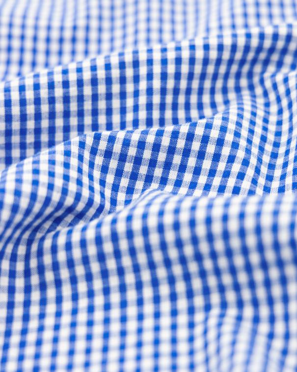 Maxine Check Shirt - Bright Blue