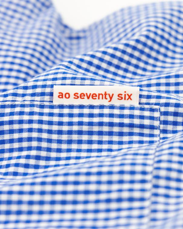 Maxine Check Shirt - Bright Blue