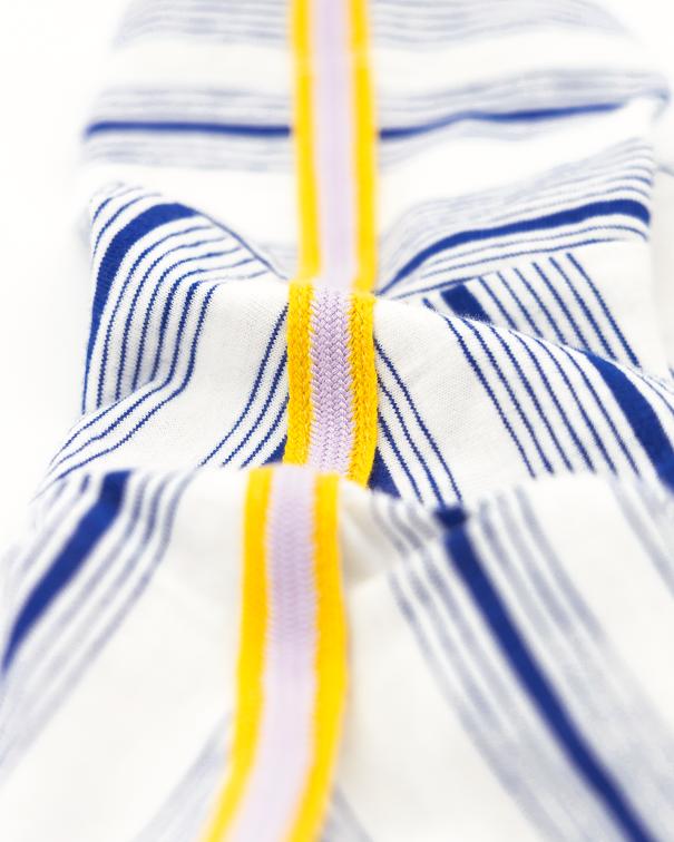 Josy Striped Dress - Bright Blue