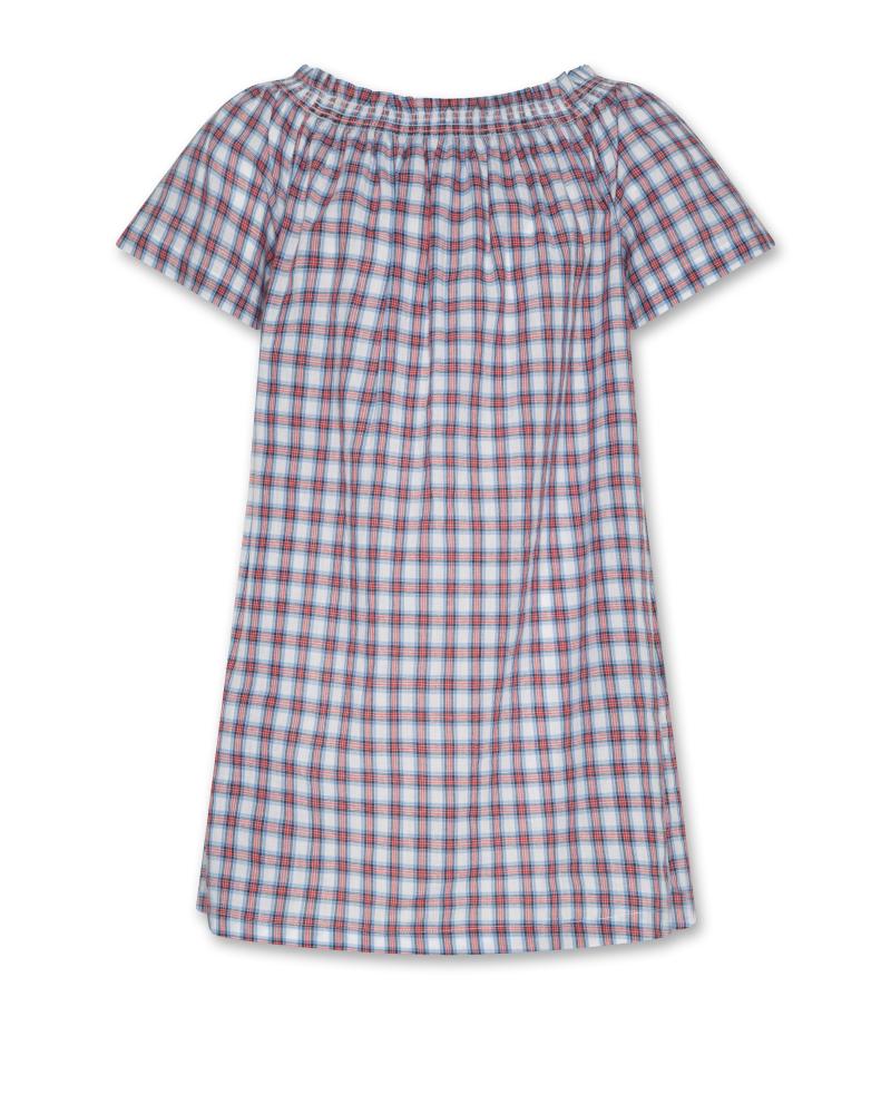 Layla Check Dress - Red