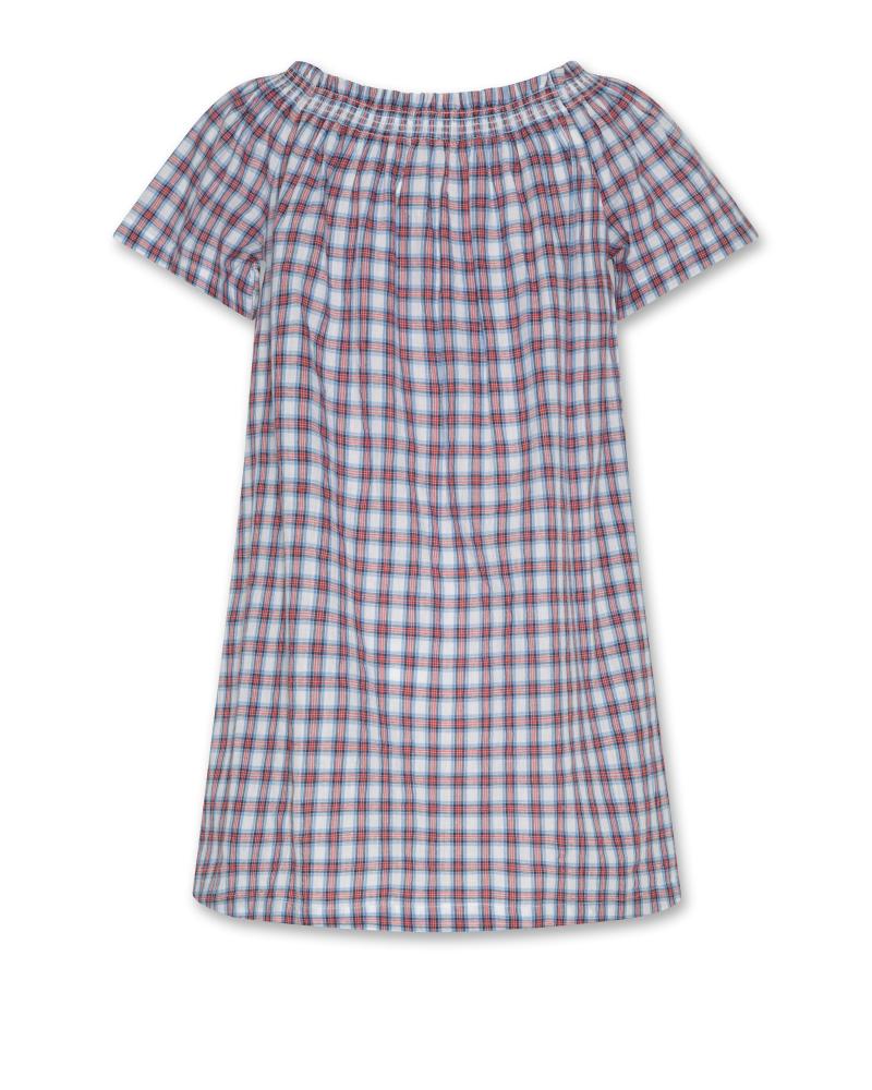 Layla Check Dress - Red