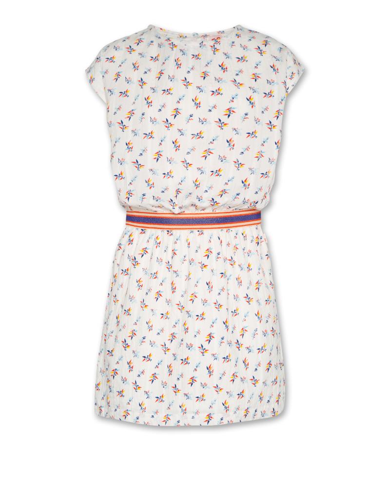 Mila Printed Dress - Offwhite