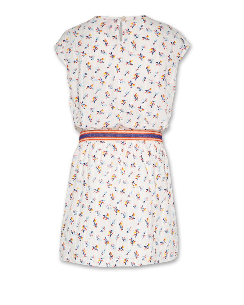 Mila Printed Dress - Offwhite
