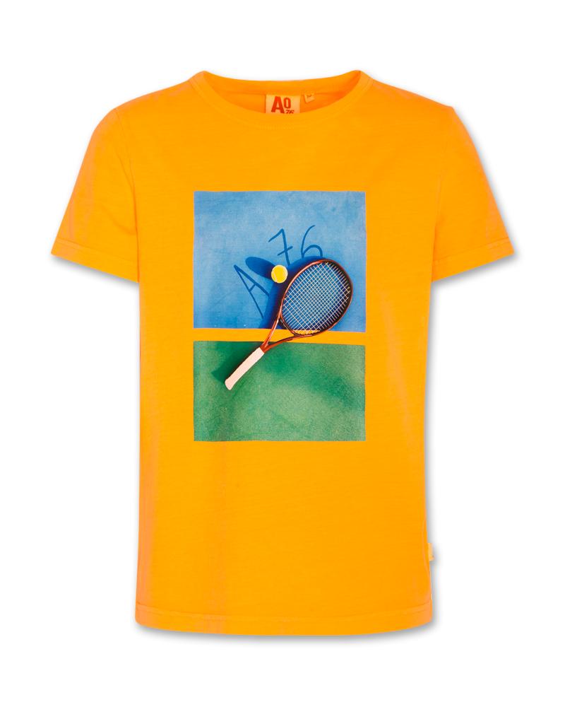 Mat T-Shirt Tennis - Sun Orange