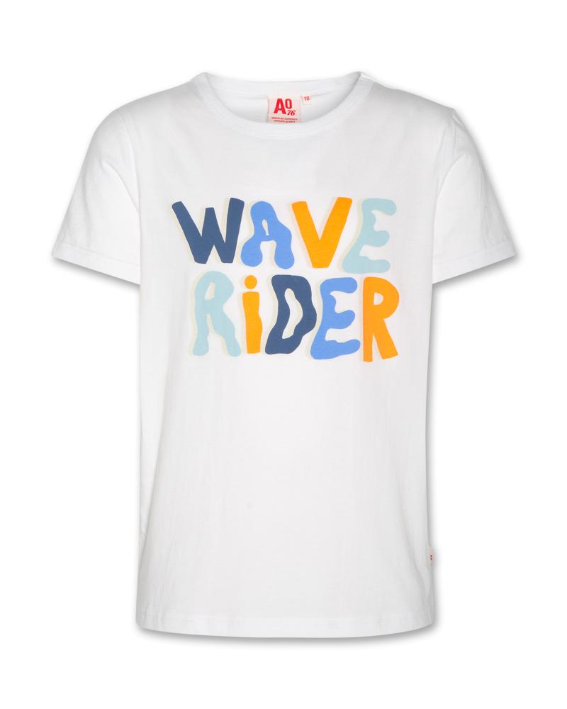 Mat T-Shirt Wave Rider - White