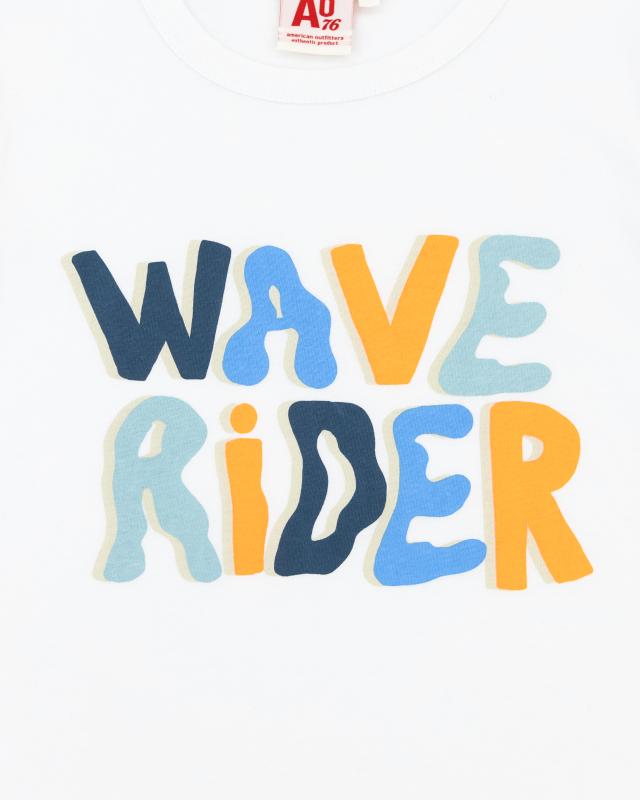 Mat T-Shirt Wave Rider - White