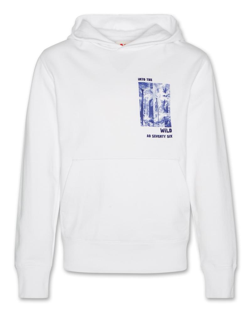 Hudson Hoodie Sweater Wild - White
