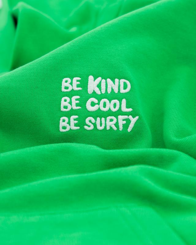 Hudson Hoodie Be Kind - Garden Green
