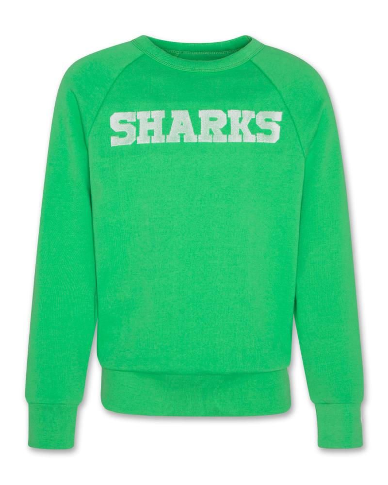 Luis Sweater Sharks - Garden Green