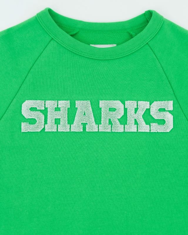 Luis Sweater Sharks - Garden Green