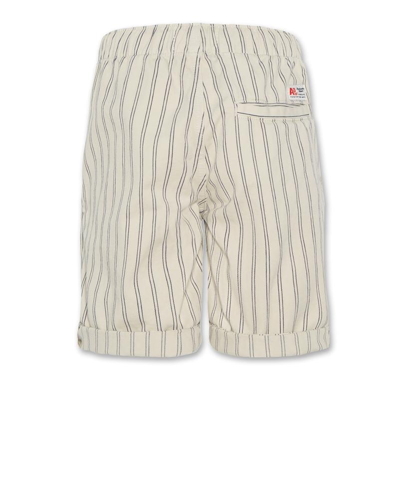 Louis Striped Shorts - Beige