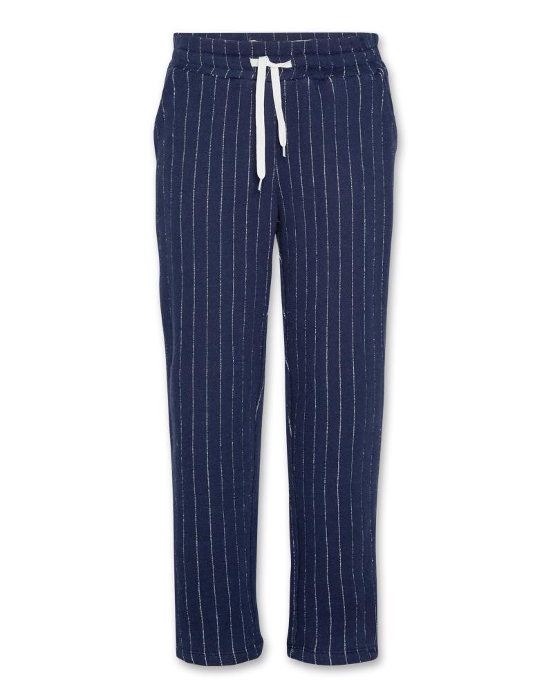 Oliver Striped Sweater Pants - Ink Navy