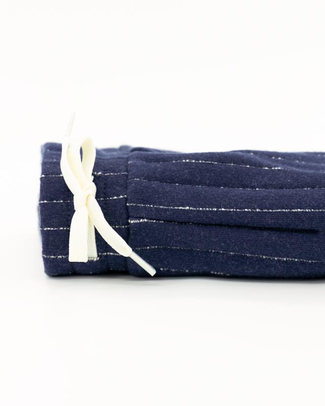 Oliver Striped Sweater Pants - Ink Navy