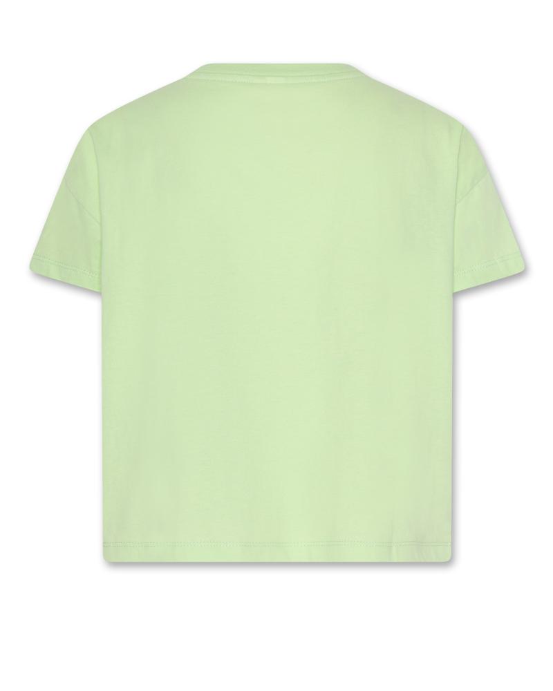 Kenza T-Shirt Hibiscus - Light Green