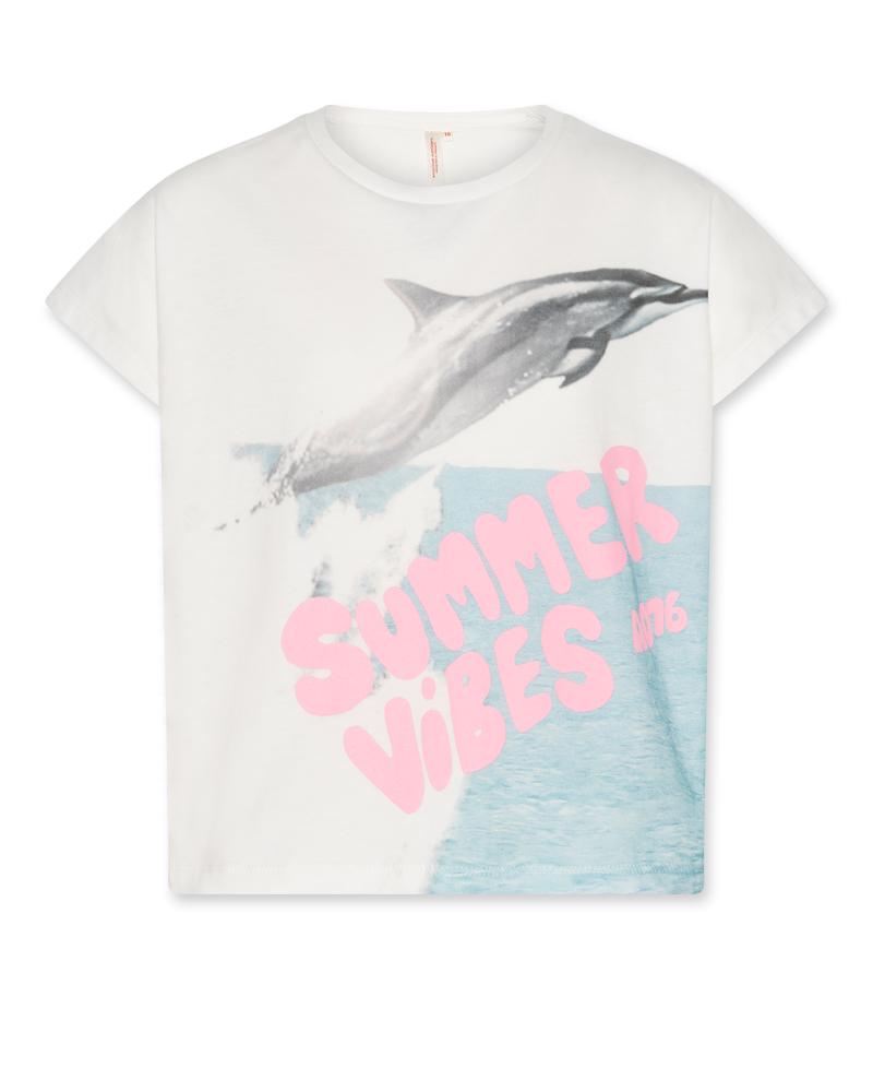 Bo T-Shirt Dolphin - Offwhite
