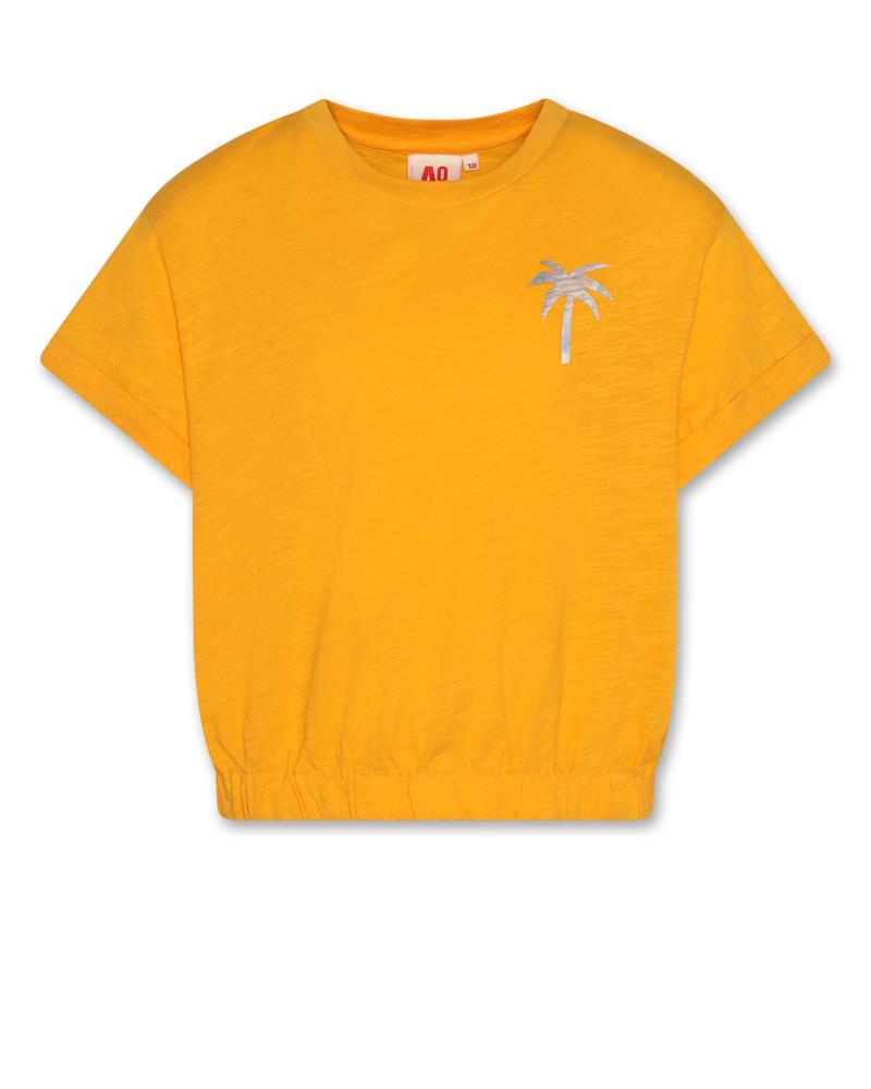 Maira T-Shirt Littlepalm - Sun Orange