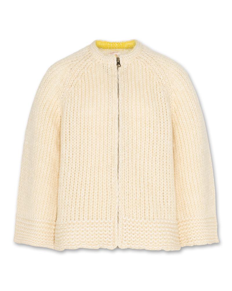Hibiscus Cardigan - Natural