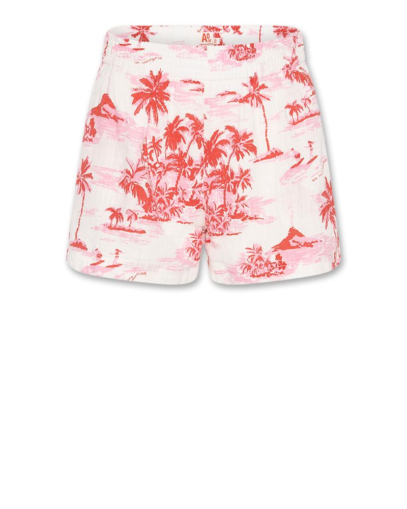 Munya Hawaii Short - Red