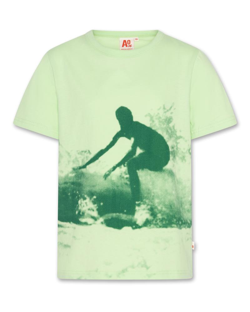 Mat T-Shirt Wave - Light Green