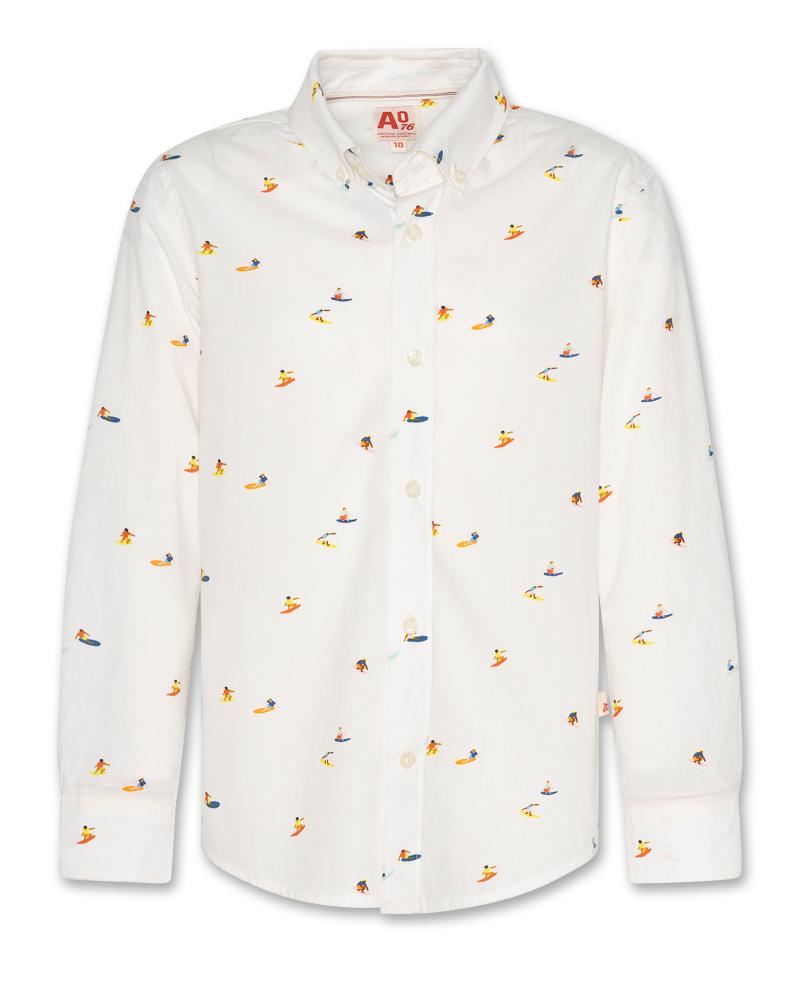 Axel Shirt Surfer Aop - White
