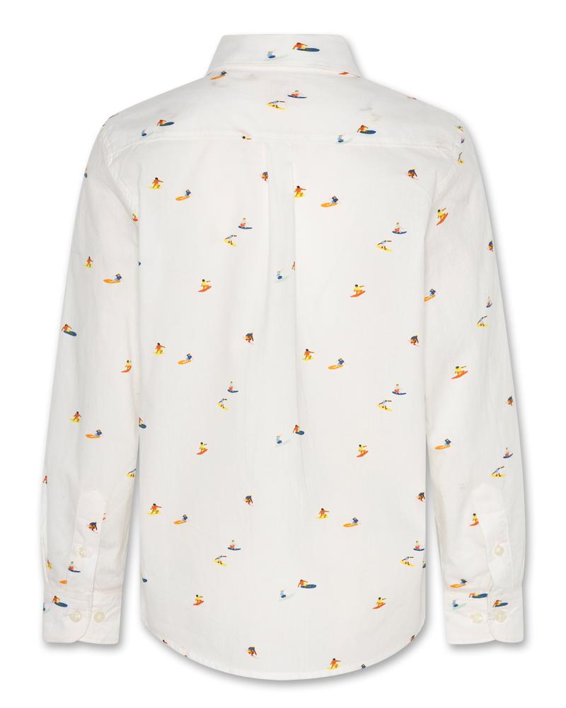 Axel Shirt Surfer Aop - White