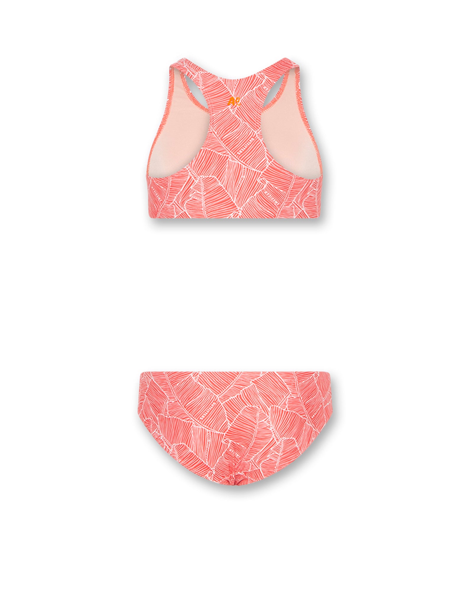Dara Bikini Leaves - Coral