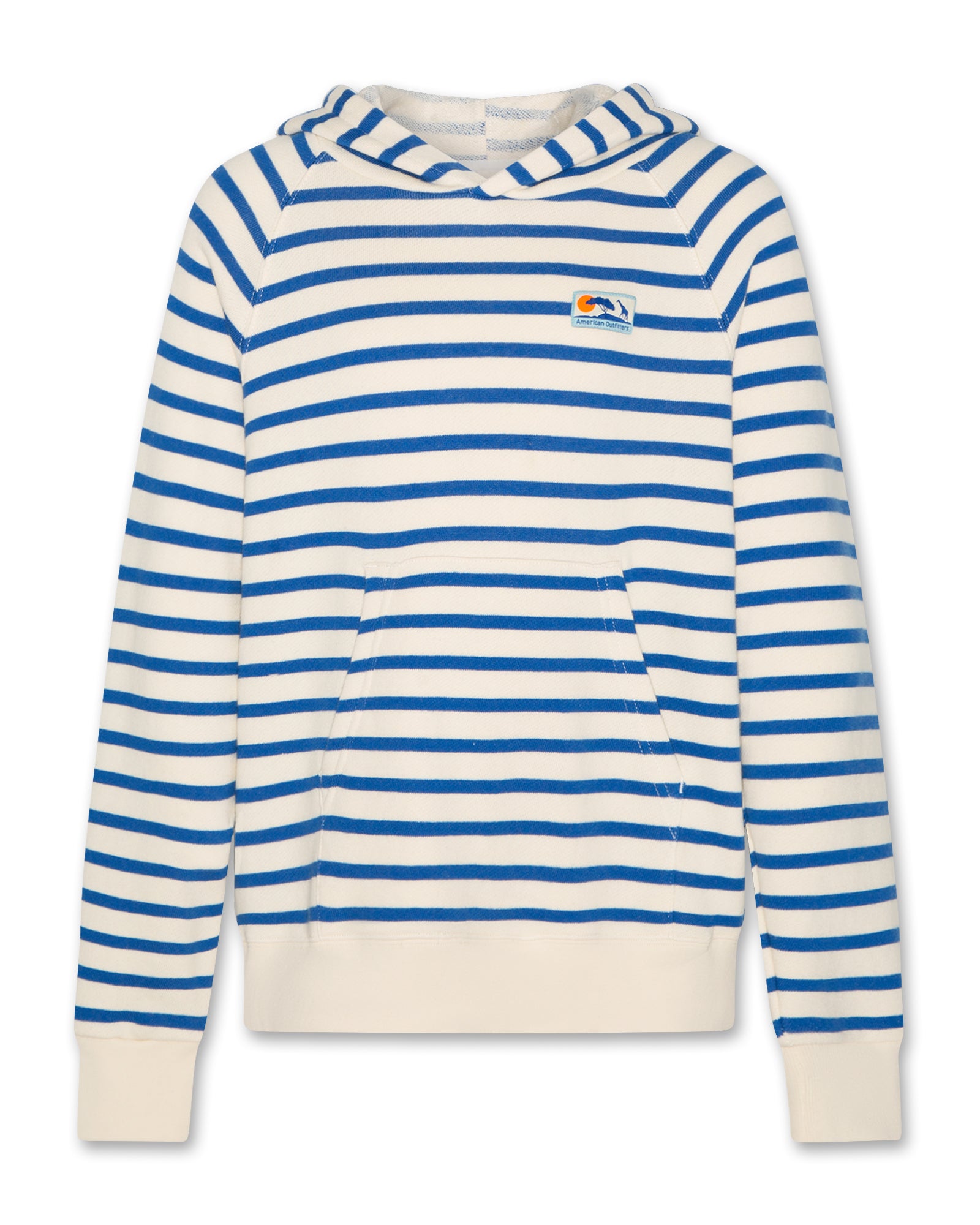 Clyde Hoodie Stripe - Bright Blue
