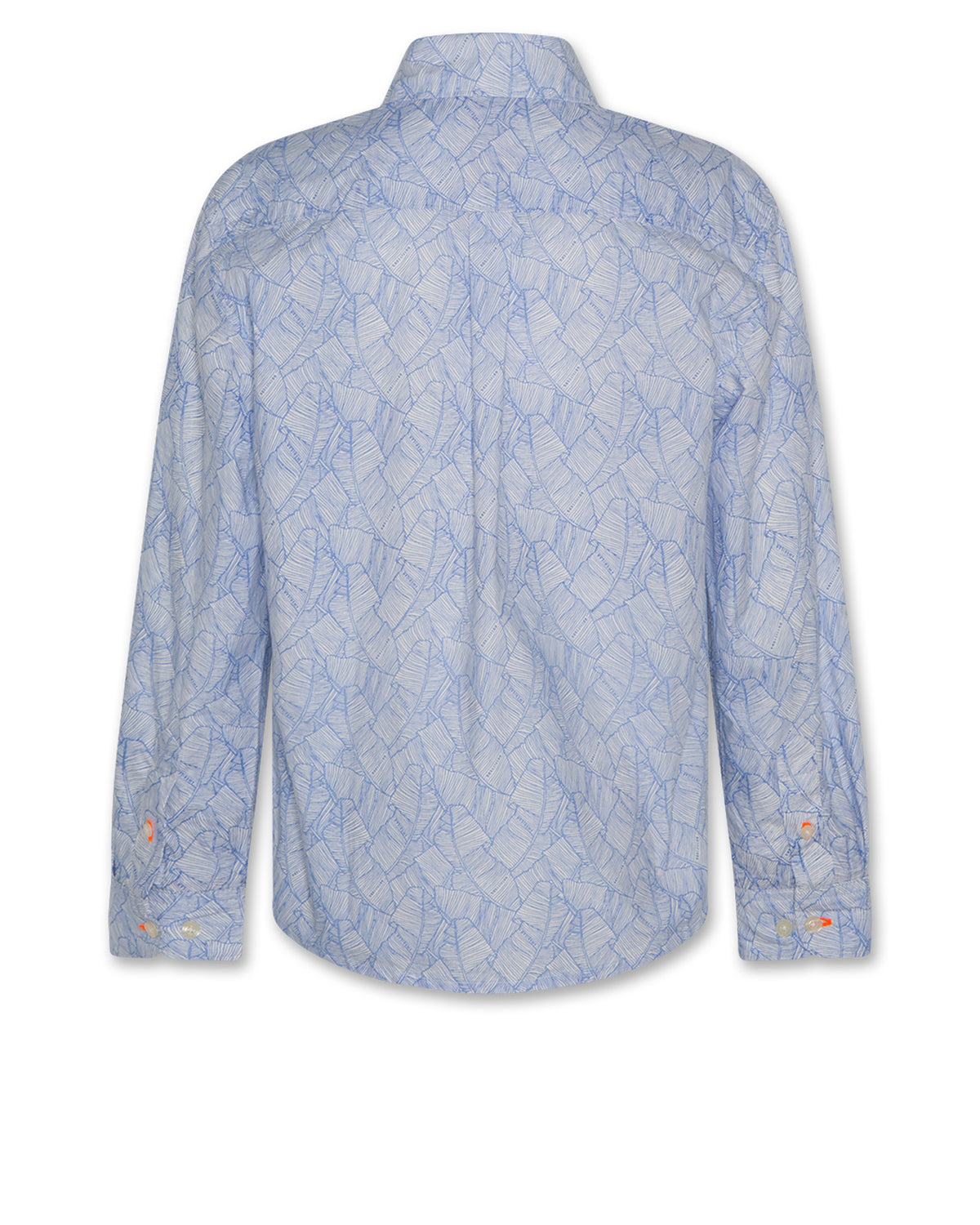 Alan Banana Leaves Shirt - Blue