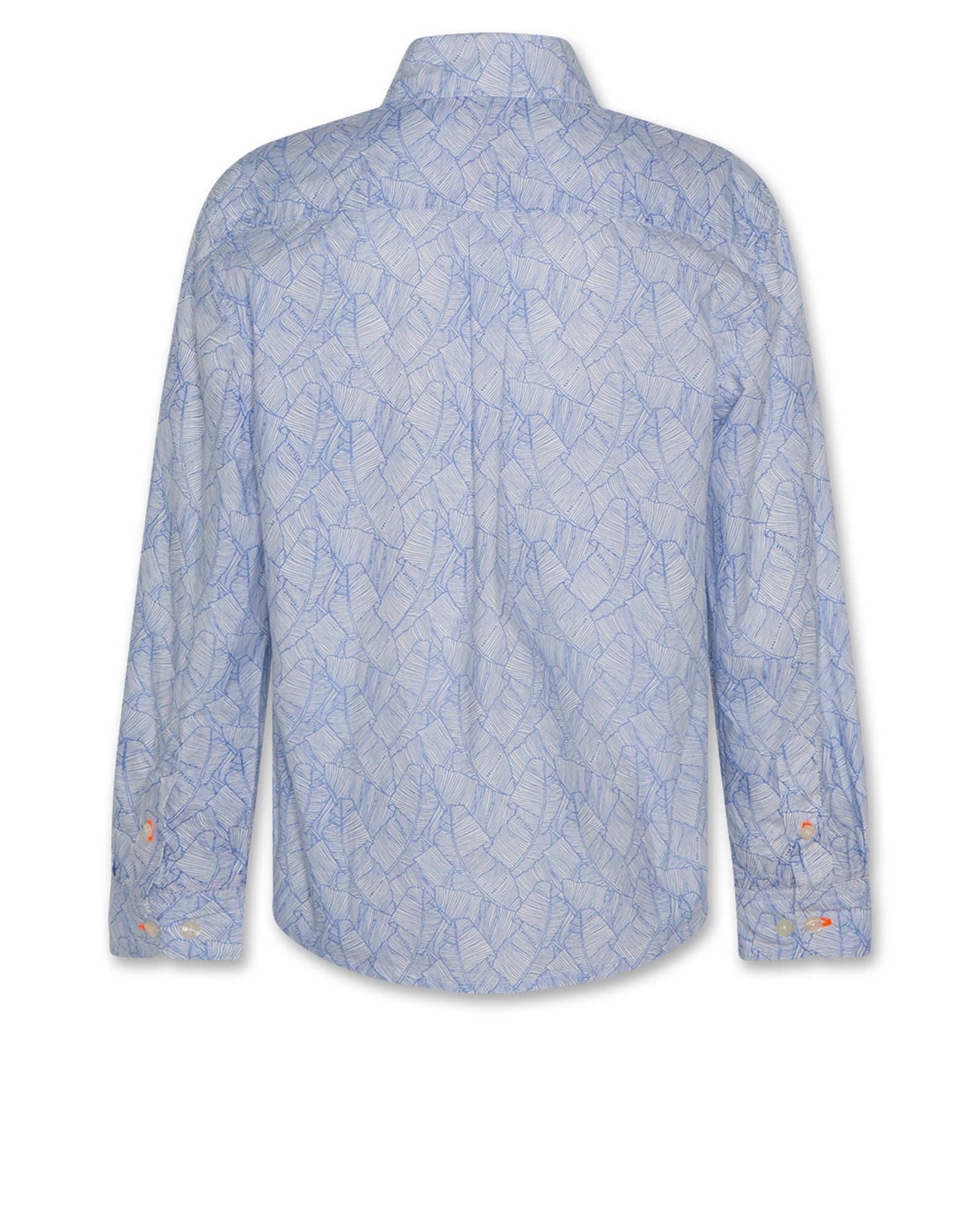 Alan Banana Leaves Shirt - Blue