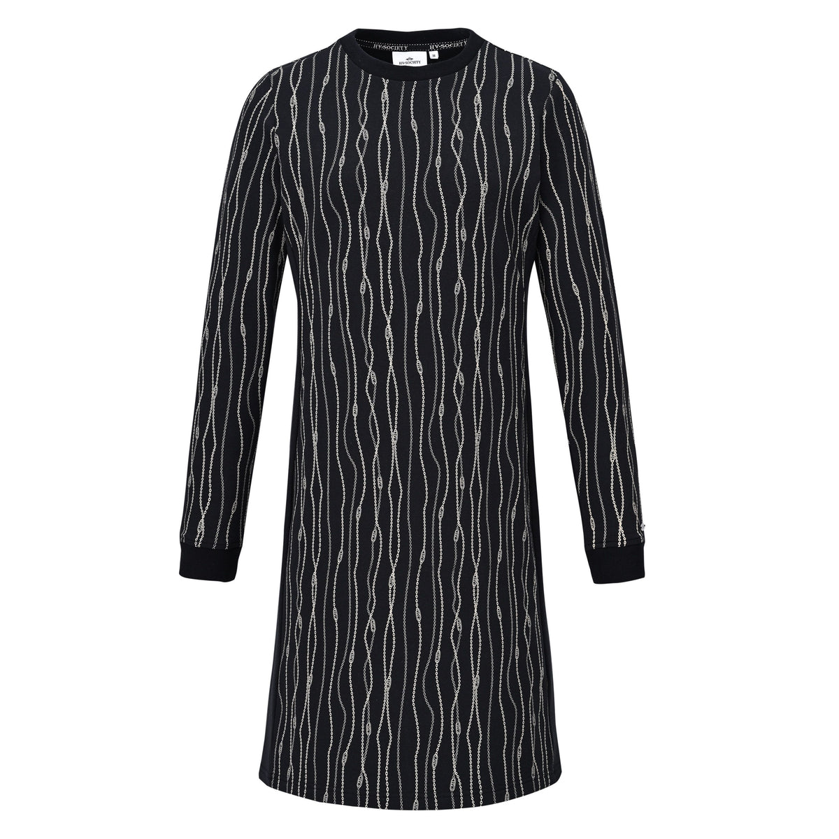 Hv Society - Dress Hvsleva - Black Aop