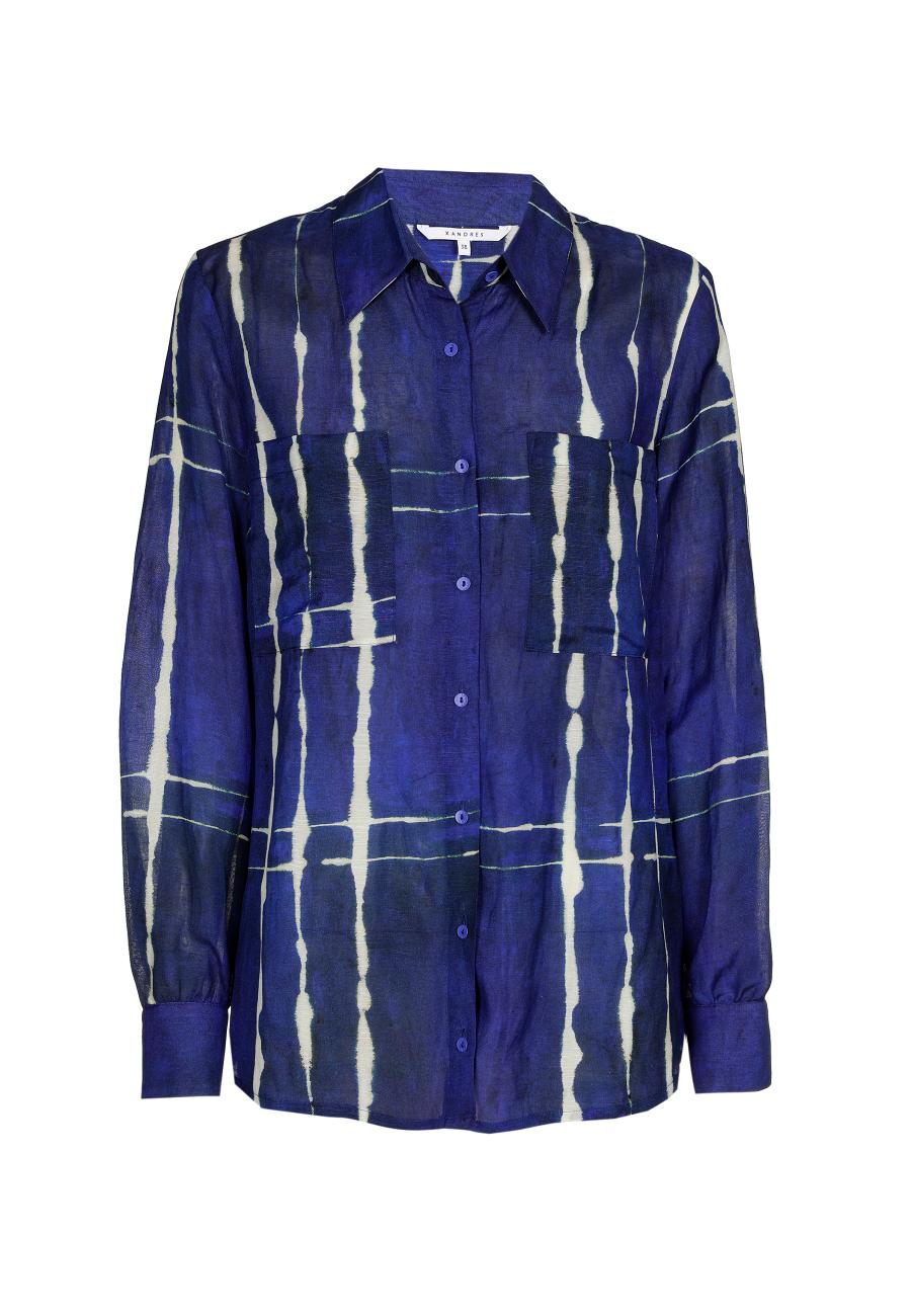 Blouse - Henke - Royal Ink