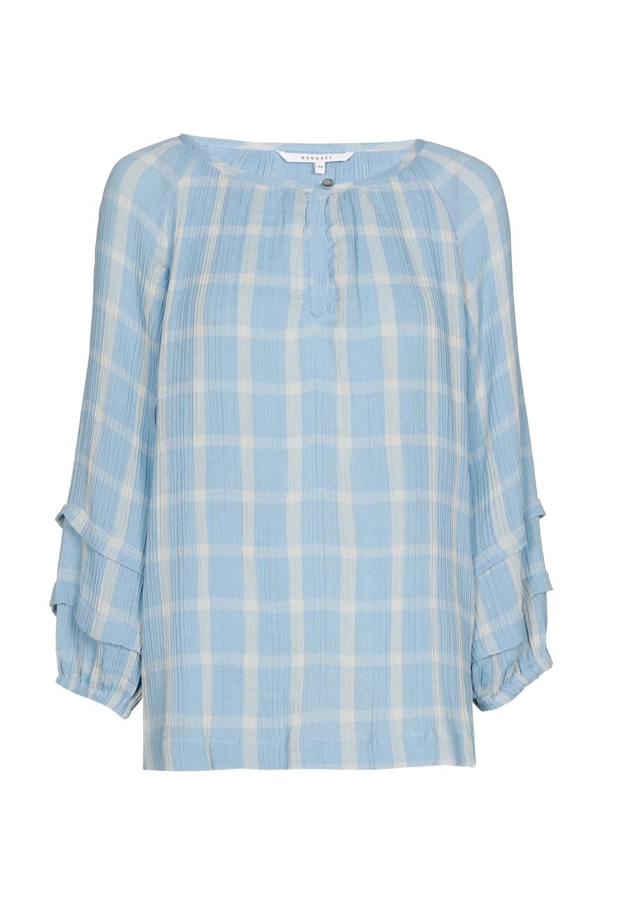 Blouse - Hestio - Blue Ice