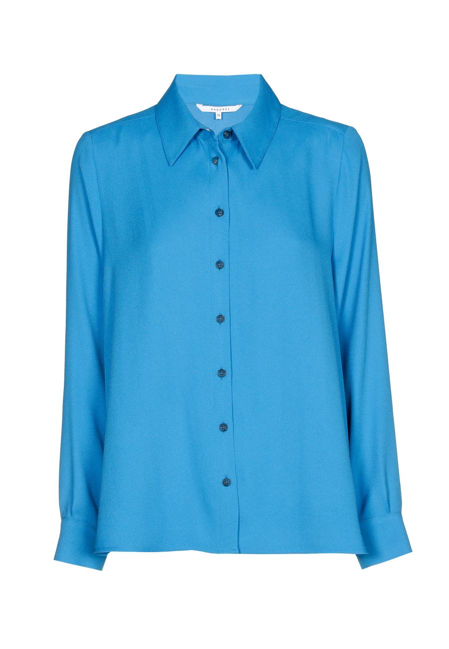 Blouse - Habon - Azure Blue