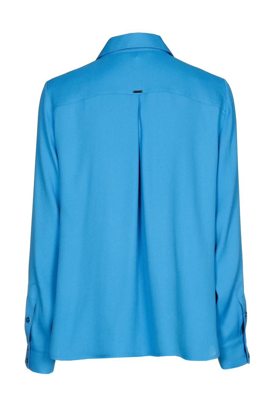 Blouse - Habon - Azure Blue