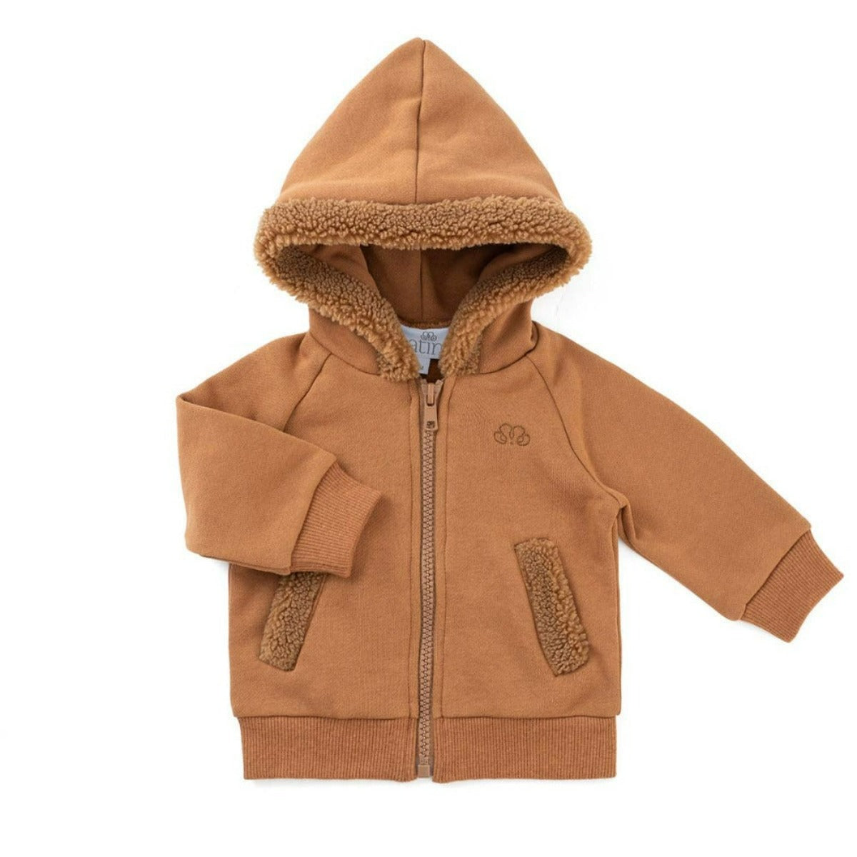 Hoodie Zipper - Cognac