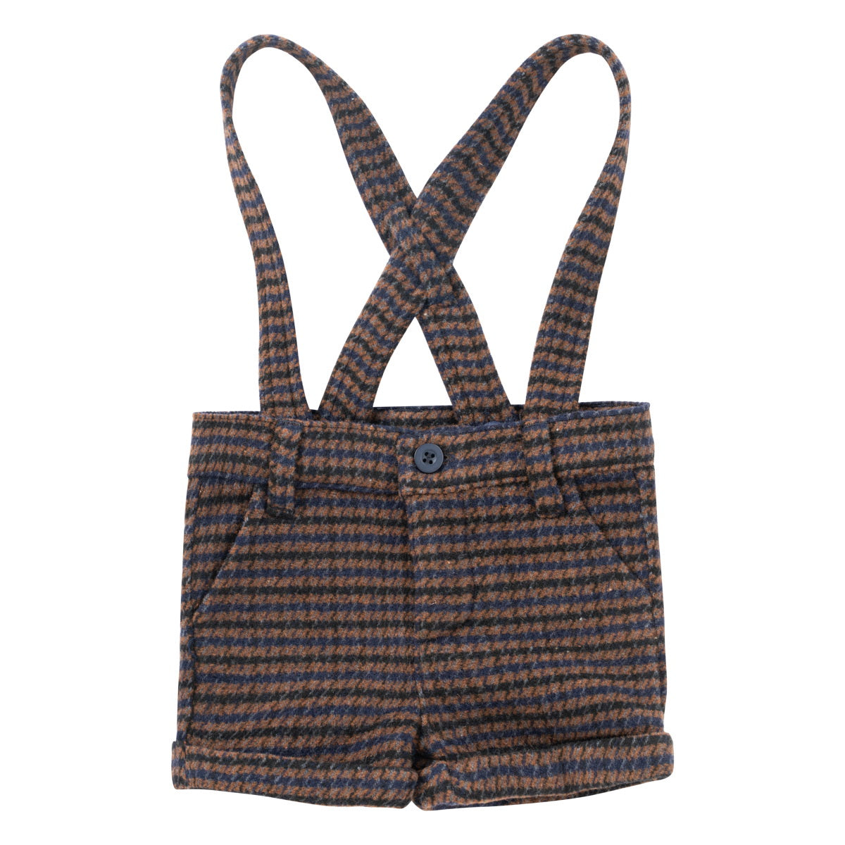 Short Bretel Square - Bleu