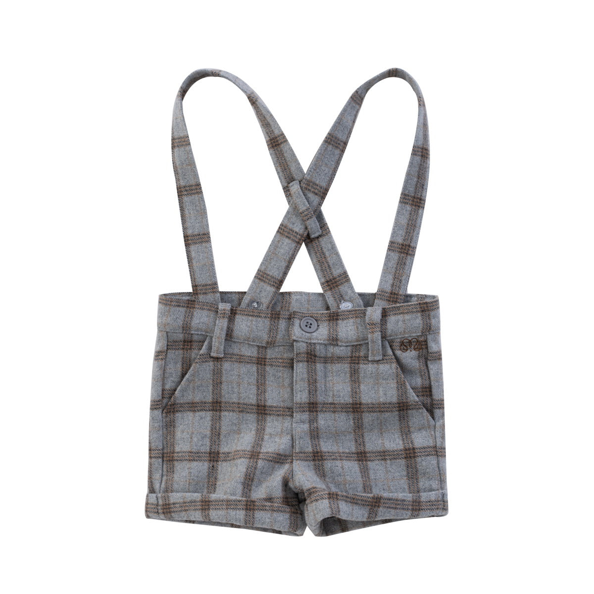 Short Bretel Square - Gris